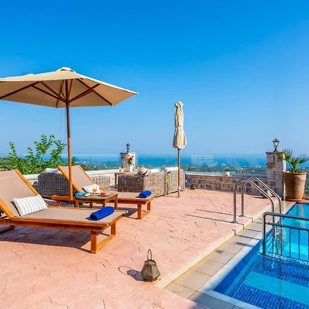 New Villa Kantifes 4 Families Or Couples With Private Pool & Bbq Kirianna المظهر الخارجي الصورة