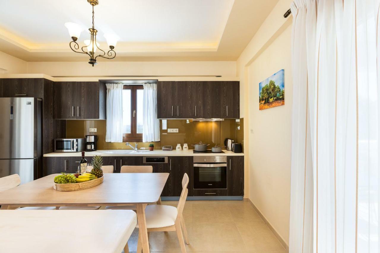 New Villa Kantifes 4 Families Or Couples With Private Pool & Bbq Kirianna المظهر الخارجي الصورة
