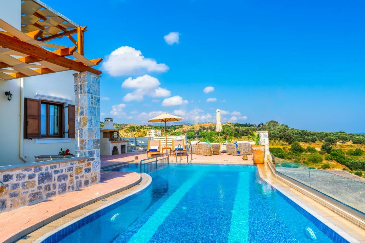 New Villa Kantifes 4 Families Or Couples With Private Pool & Bbq Kirianna المظهر الخارجي الصورة